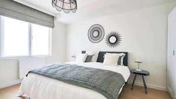 2 bedrooms, iron/ironing board, travel crib, WiFi