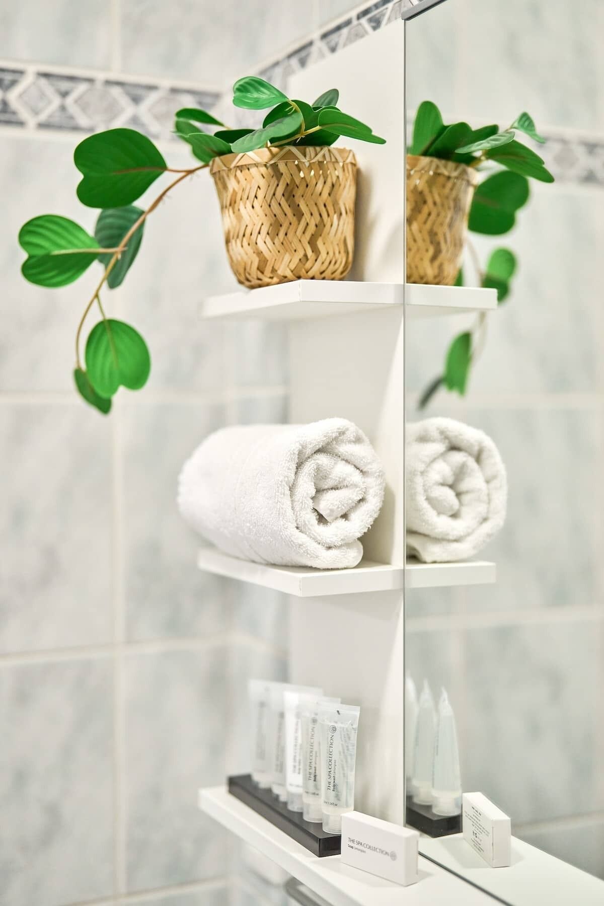 Een douche, een haardroger