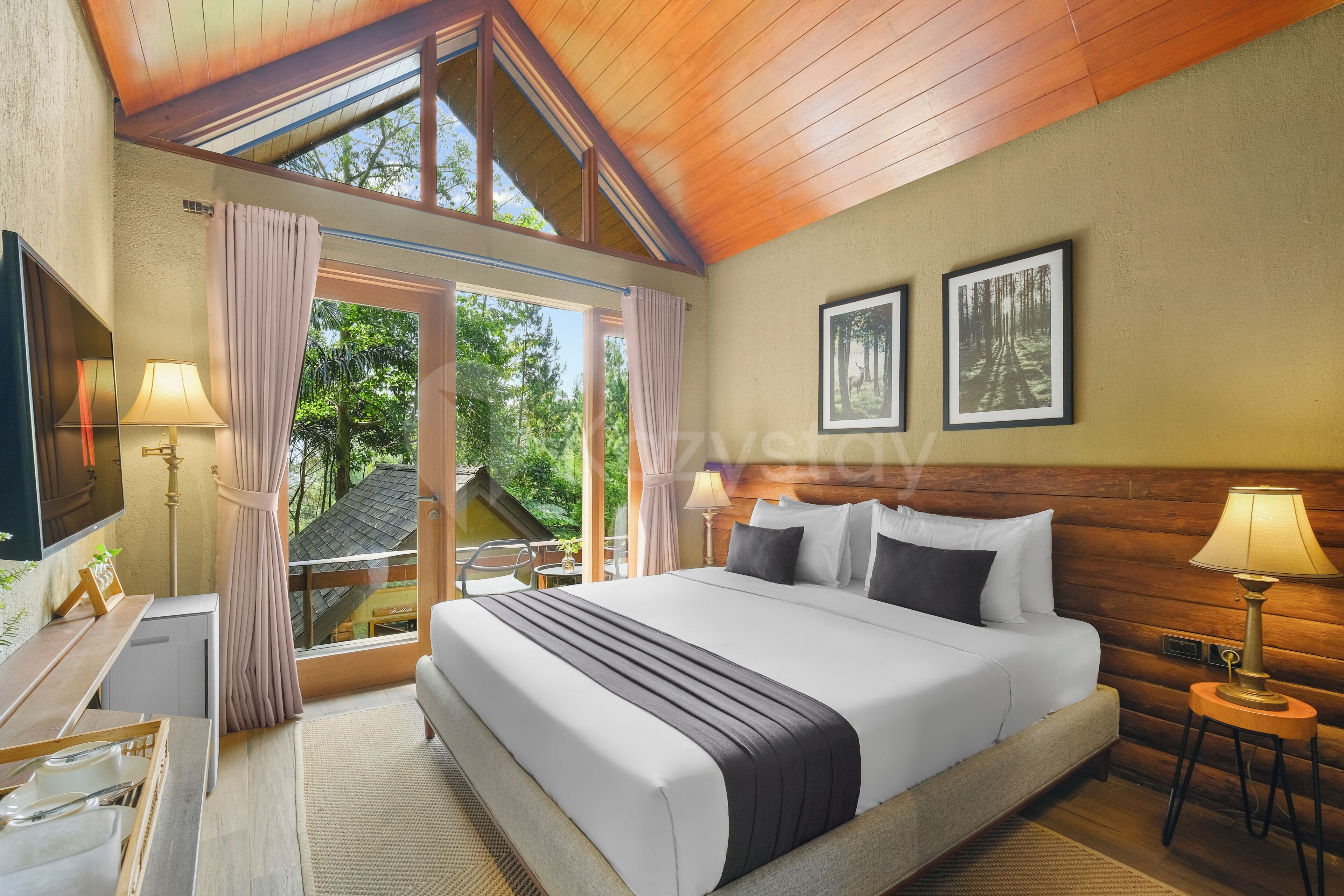 Villa, 1 habitación, vistas al complejo turístico | Wifi gratis y ropa de cama