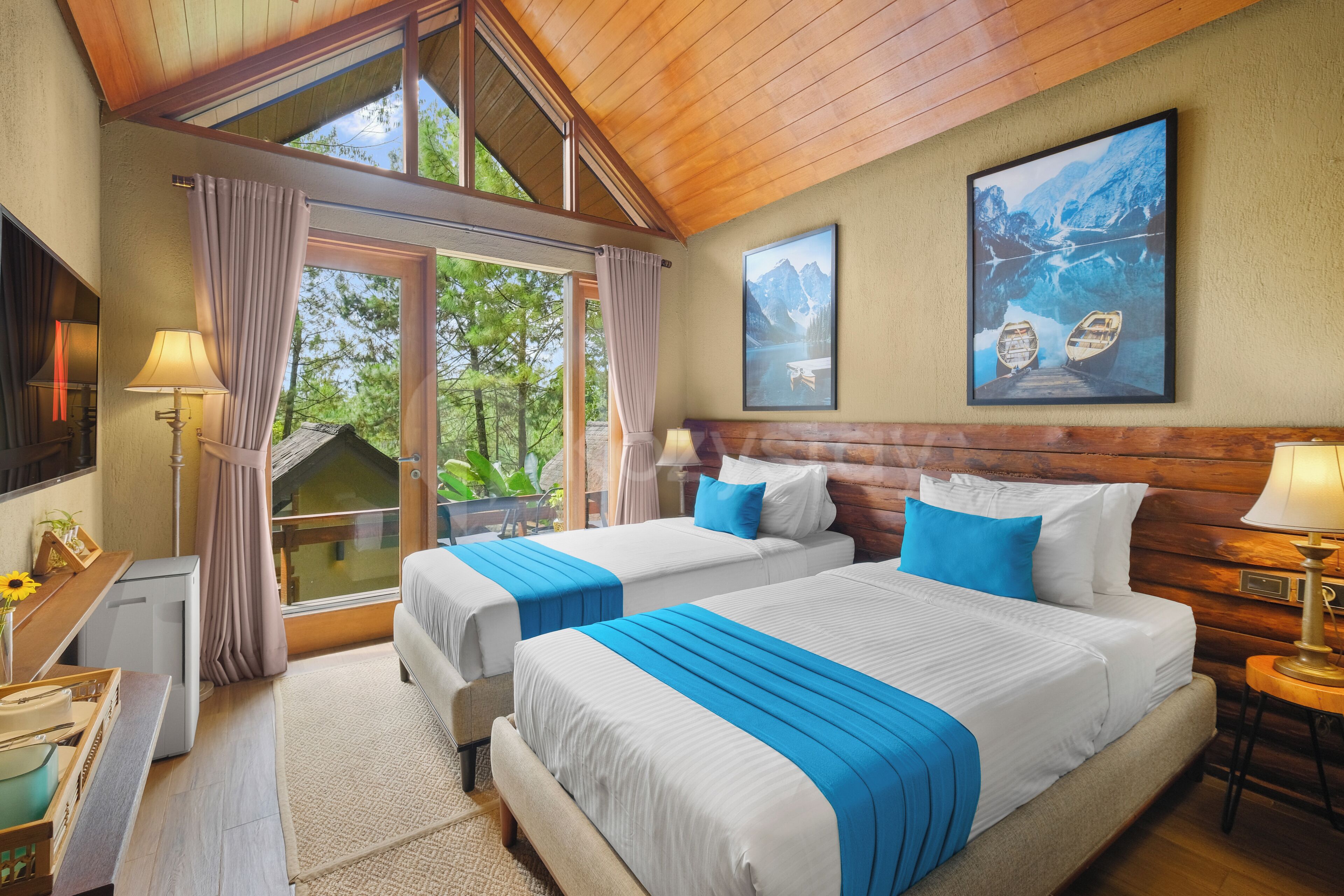 Villa, 1 habitación, vistas al complejo turístico | Wifi gratis y ropa de cama