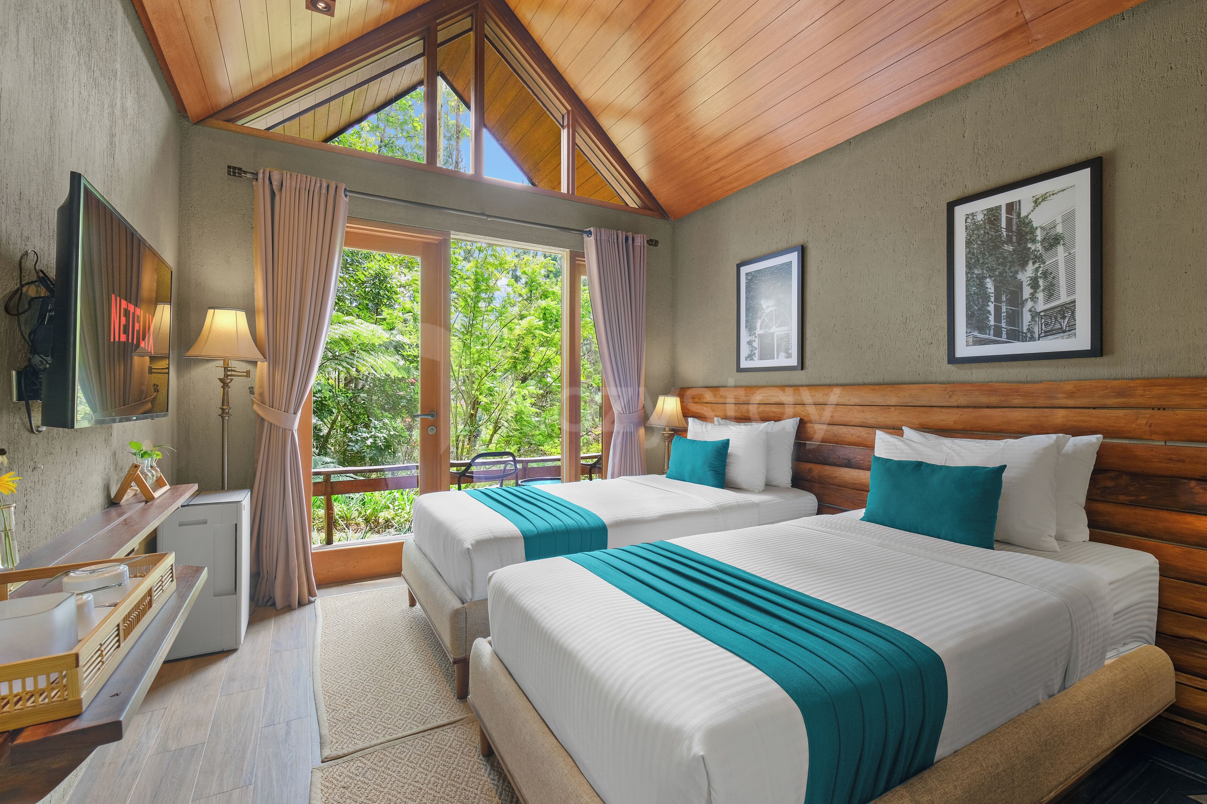 Villa, 1 habitación, vistas al complejo turístico | Wifi gratis y ropa de cama