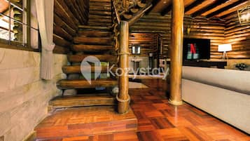 Huvila, 4 makuuhuonetta, näköala puutarhaan | Oleskelualue