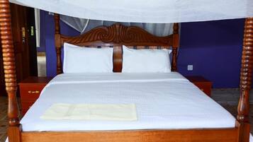 Bungalow Keluarga, balkon, pemandangan kebun | Wi-Fi gratis dan seprai linen