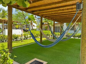 Overnattingsstedets uteområder