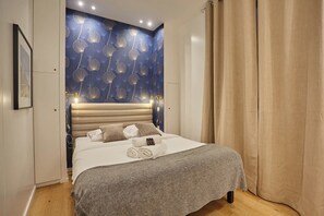 Apartment | 2 Schlafzimmer, laptopgeeigneter Arbeitsplatz, Bügeleisen/Bügelbrett