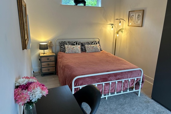 1 habitación, tabla de planchar con plancha y wifi