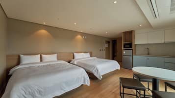 Pillow-top beds, free WiFi, bed sheets