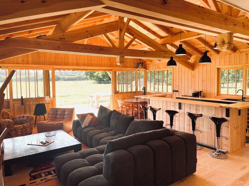 Maison paisible, proche des plages Contis, Mimizan. Accueil chevaux !