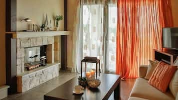 Superior Villa, 2 Bedrooms | Living area | TV