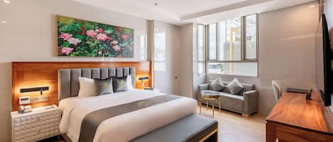 Literie de qualité supérieure, minibar, coffres-forts dans les chambres