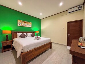 Habitación, balcón, vista al jardín | Wifi gratis