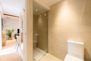 Shower, hair dryer