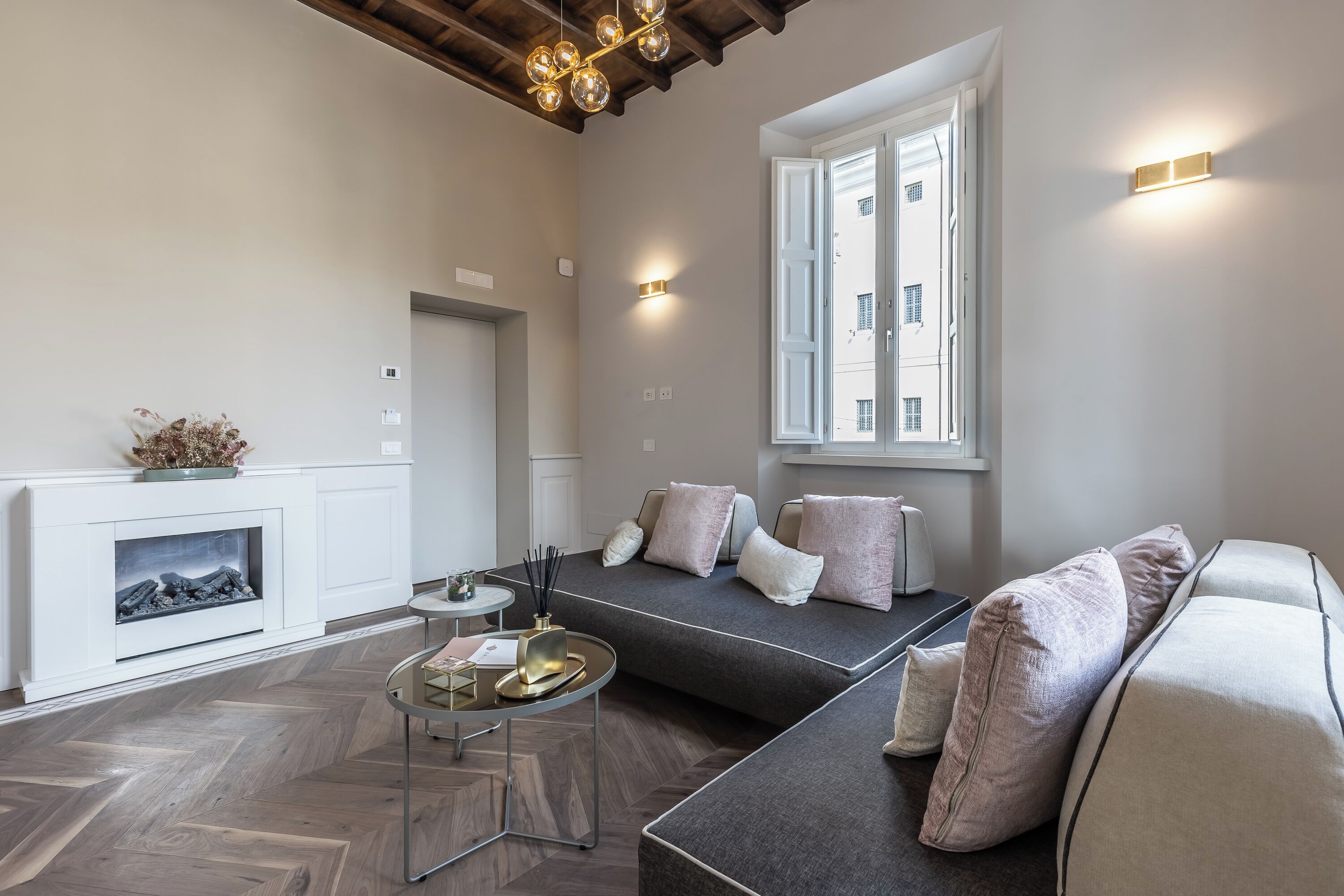 Appartamento Deluxe "vista fiume" | Wohnbereich