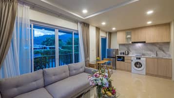 In-room safe, laptop workspace, cots/infant beds, free WiFi