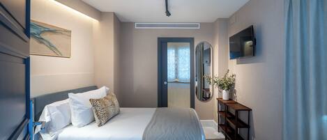 Kahden hengen standard-huone yhdelle, kaupunkinäköala | Egyptinpuuvillaiset lakanat, ylelliset vuodevaatteet, untuvapeitot