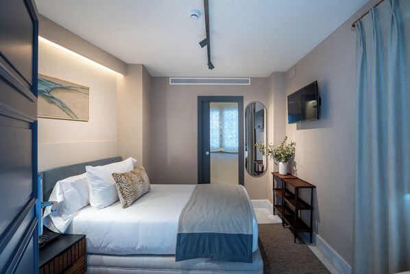 Standard Double Room Single Use, City View | Egyptian cotton sheets, premium bedding, down comforters - De Domínguez Hotel Boutique (Seville)