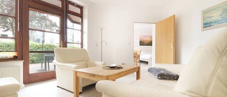 TV, DVD player, stereo