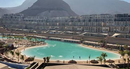 Spacious Sea, Mountain & Pool view 3-bedroom apartment in Il Monte Galala