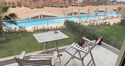 Spacious Sea, Mountain & Pool view 3-bedroom apartment in Il Monte Galala