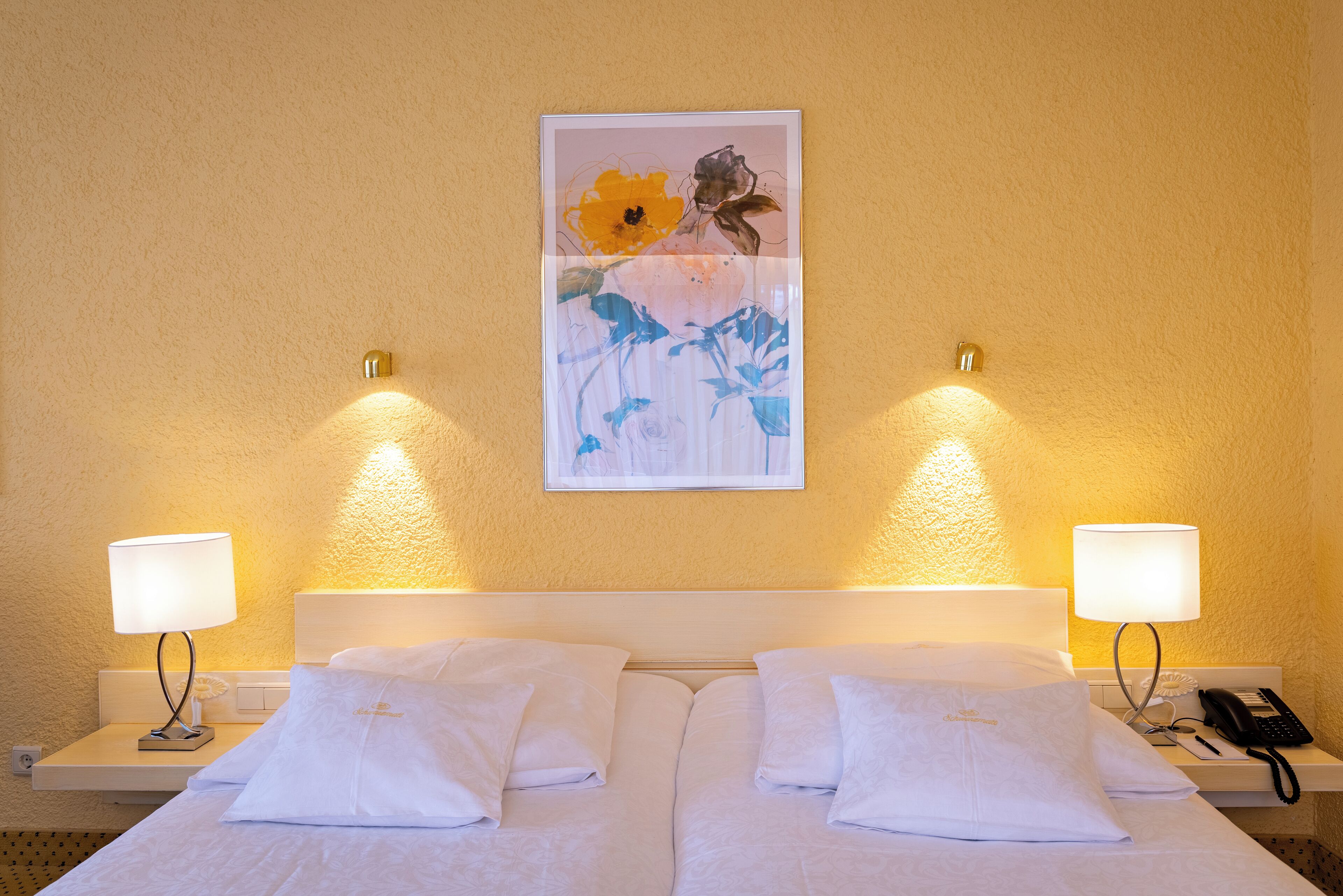 Comfort-Doppelzimmer, 1 Schlafzimmer, Balkon, Gartenblick | Zimmersafe, Schreibtisch, laptopgeeigneter Arbeitsplatz