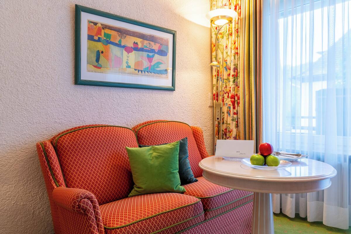 Comfort Single Room, Balcony, Garden View | In-room safe, desk, laptop workspace, iron/ironing board