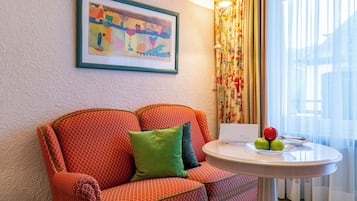 Comfort Single Room, Balcony, Garden View | In-room safe, desk, laptop workspace, iron/ironing board
