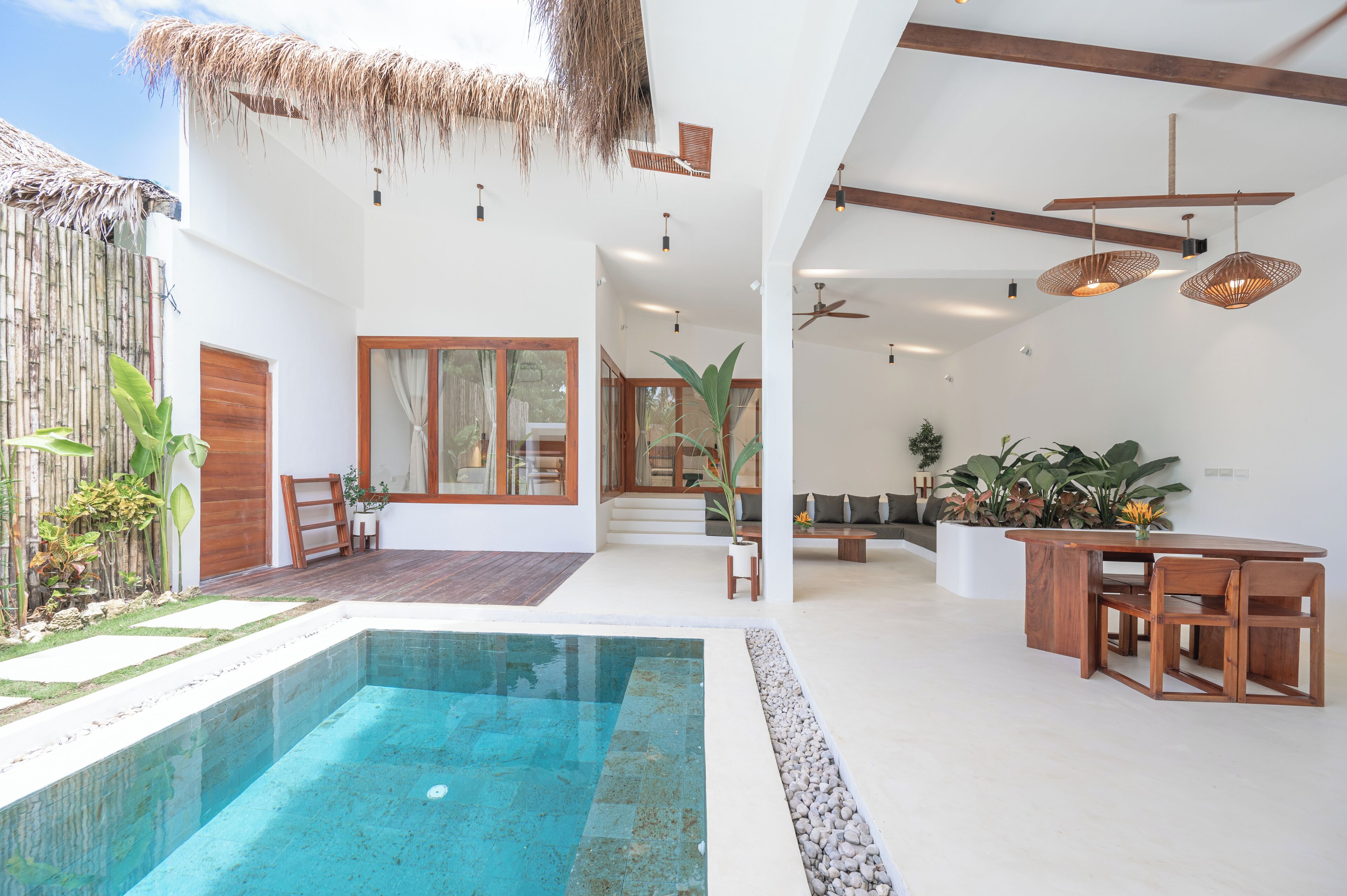 Villa, piscine privée, vue jardin | Terrasse/Patio