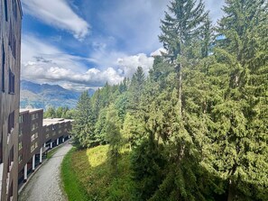 Vue depuis lâhĂ©bergement