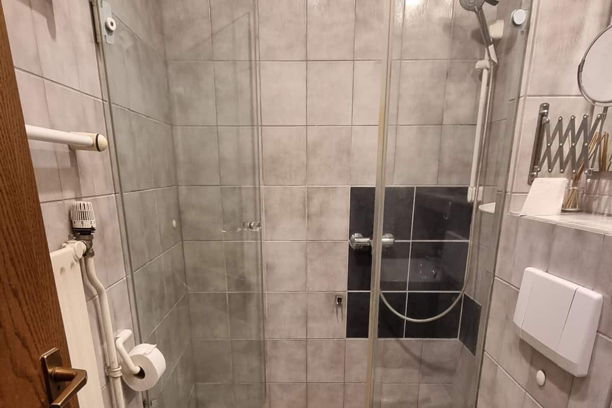 Secador de pelo, toallas