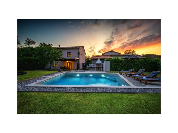 Pool - Casa Milena - Holiday stone house with a private pool/hill view/peaceful (Nugla)