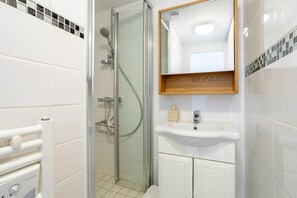 Shower, hair dryer