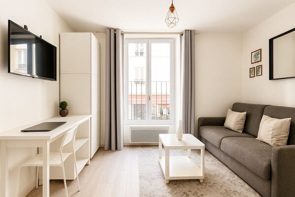 Studio | Living area - Studio cosy proche des Buttes-Chaumont (Paris)