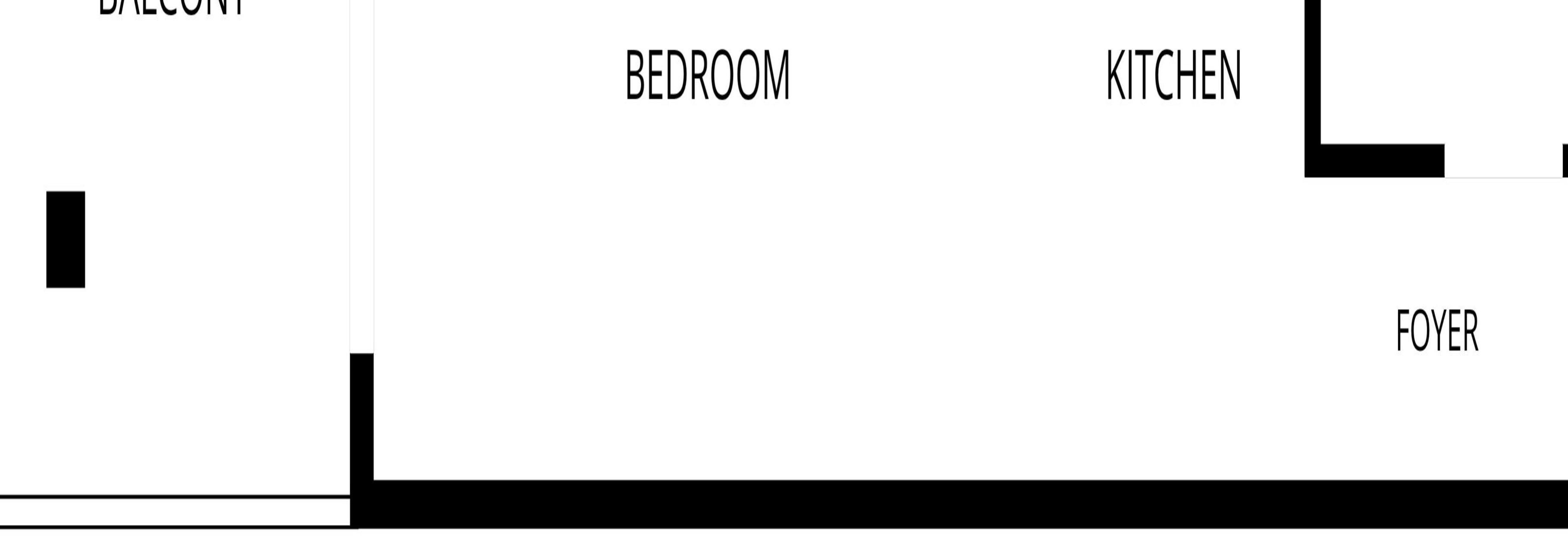 Plano de planta con áreas señaladas: DORMITORIO, COCINA y RECIBIDOR.