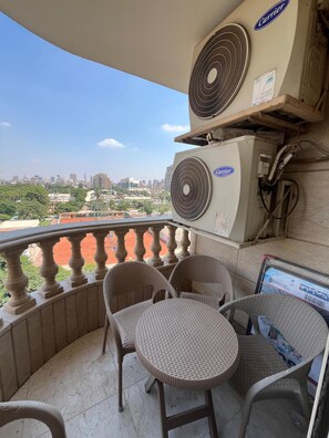 Luxury Apartment, City View | Balcony