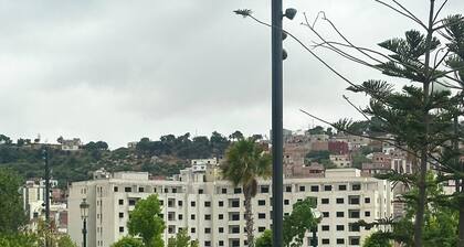 Peaceful 2-bedroom apartment with terrace in Tangier , mountains panoramic view