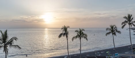 Vlak bij het strand