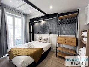 2 bedrooms, iron/ironing board, free WiFi, bed sheets