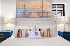 4 bedrooms, desk, iron/ironing board, travel cot