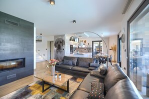 Living area - Villa Scala Pomer for 8 people, near Medulin, first row to the sea (Pomer)