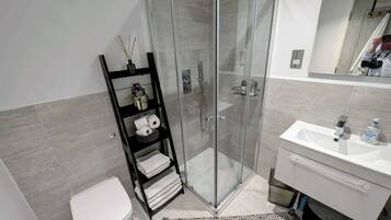 Shower, hair dryer