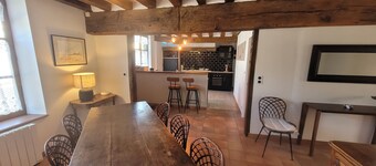 Maison solognote 7 personnes au coeur du village de Cerdon (45)