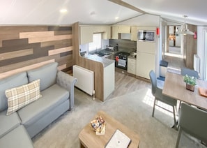 Cabana de luxe, accessible per a persones amb mobilitat reduïda | Sala d'estar