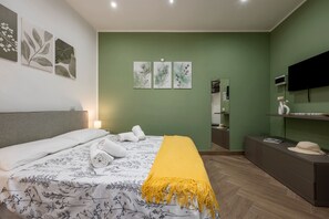 1 bedroom, WiFi, bed sheets - Studio 'Verde Incanto' with Wi-Fi and Air Conditioning (Palermo)