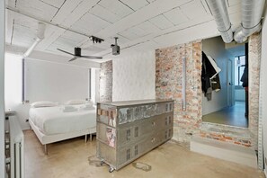 公寓 | 2 間睡房、手提電腦工作空間、熨斗/熨衫板、床單