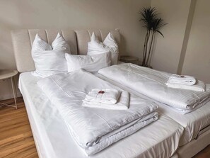 2 habitaciones, escritorio, tabla de planchar con plancha y wifi 