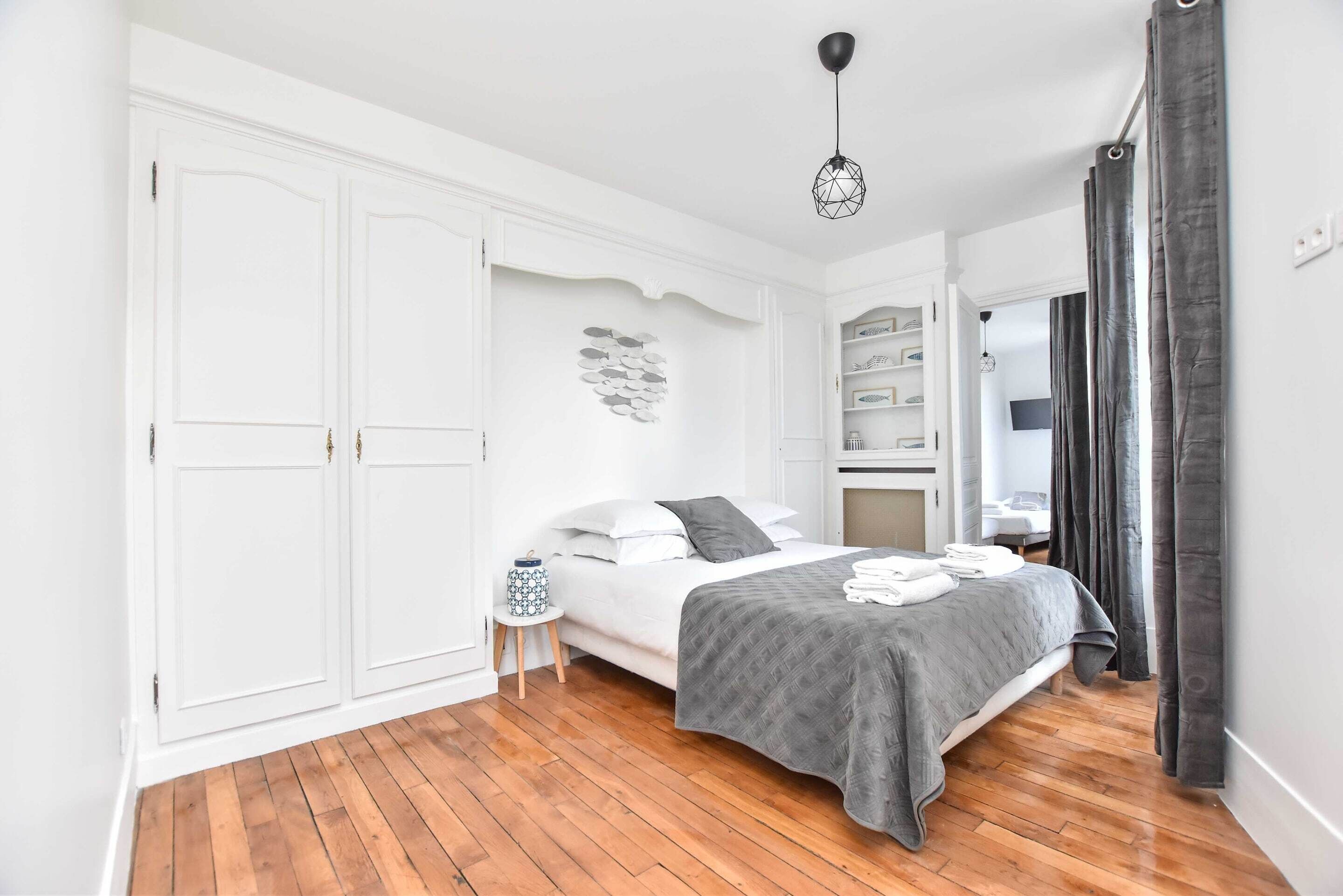 Appartement | 2 chambres, espace de travail pour ordinateur portable