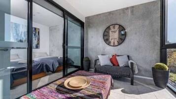 2 bedrooms, desk, iron/ironing board, travel cot