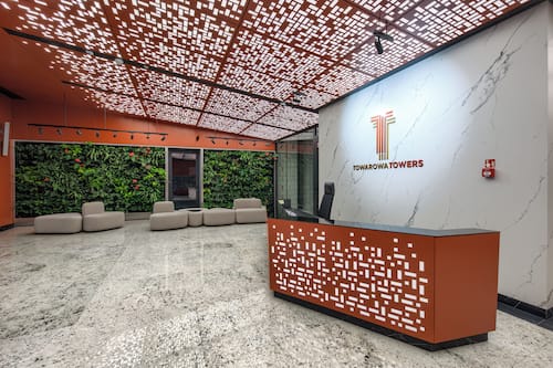 Interior entrance