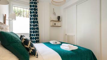 Appartement | 2 slaapkamers, een laptopwerkplek, beddengoed