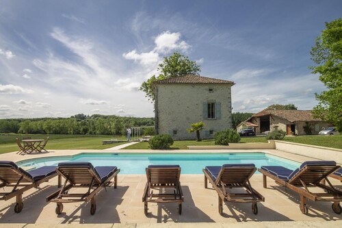 Villa Moundo 10p With Pool Nearby Monflanquin